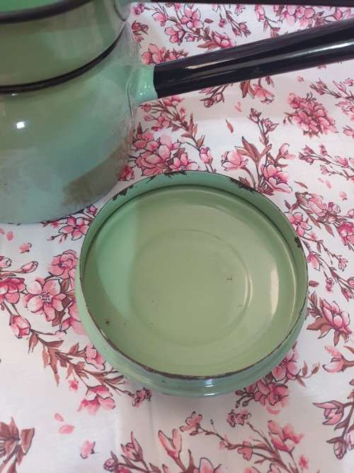Vintage Enamel Double Boiler