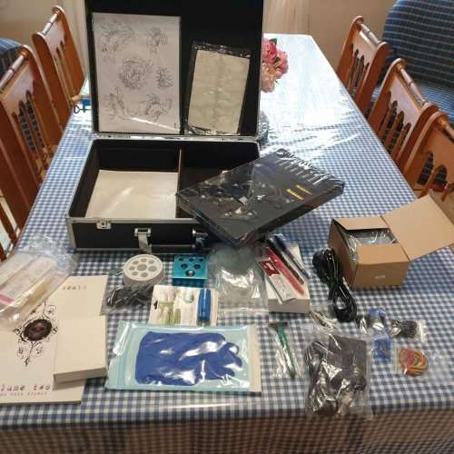 4 head tattoo kit ... UNUSED , BRAND NEW