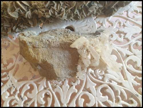 Huge Desert Rose and Clear Crystal Just for You