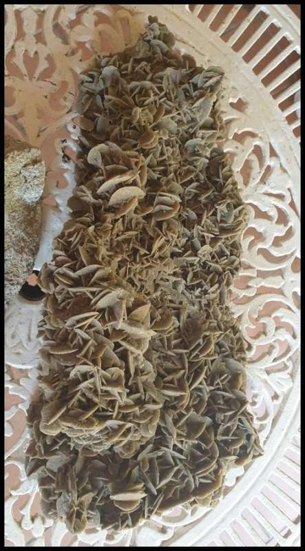 Huge Desert Rose and Clear Crystal Just for You