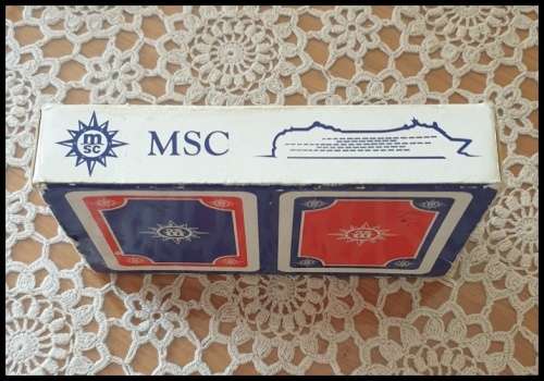 MSC Playing Cards (Like NEW)