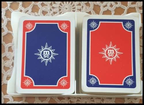MSC Playing Cards (Like NEW)