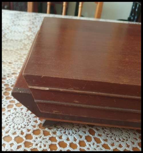 Wooden Cutlery box with Cutlery Just for You