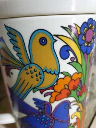 Villeroy and Boch Acapulco coffee pot with lid, vintage