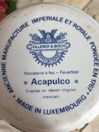 Villeroy and Boch Acapulco coffee pot with lid, vintage
