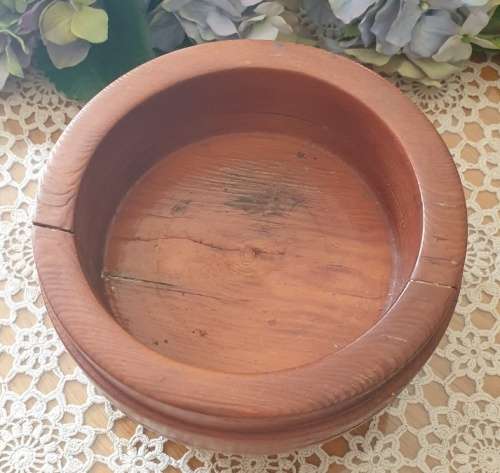 Wooden Flower Bowl