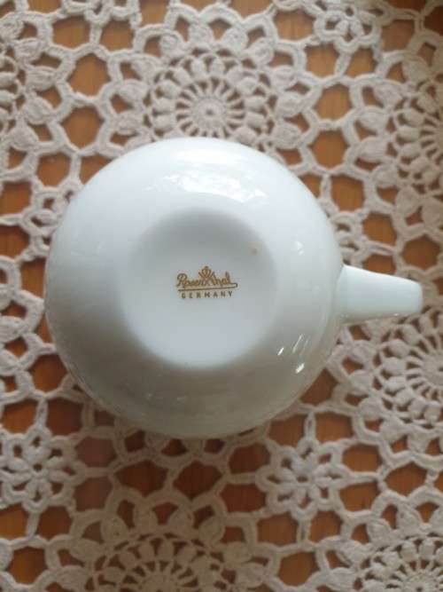 Rosenthal- Magic Flute White 5 Coffee Cup and 5 Saucer