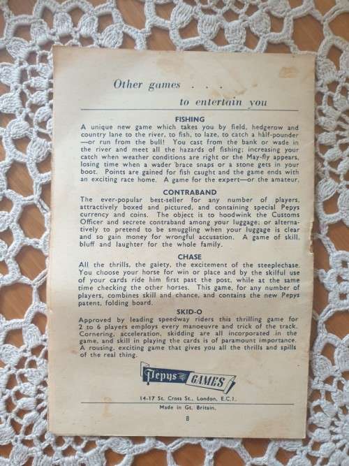 1951 Win-A-Lot Card Game