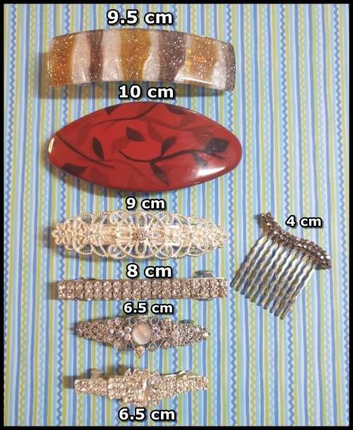 French Hair Barrette Clip and Other Clips purchased in the USA