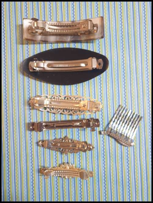 French Hair Barrette Clip and Other Clips purchased in the USA