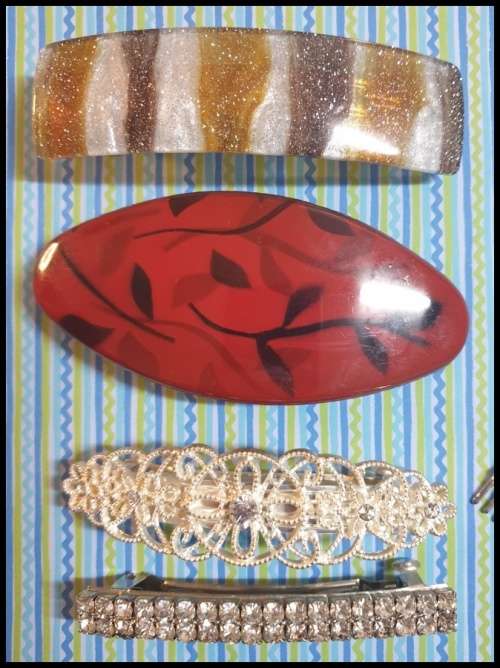 French Hair Barrette Clip and Other Clips purchased in the USA