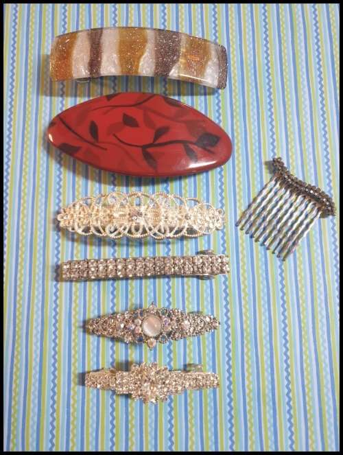 French Hair Barrette Clip and Other Clips purchased in the USA