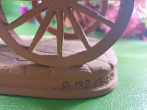 Grasso Italy Italian Terra Cotta Pottery Figurine