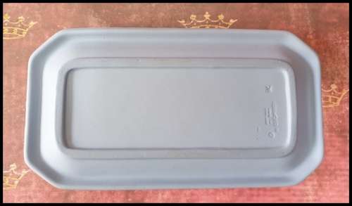 Small Wedgwood Light Blue Jasperware RECTANGULAR PIN DISH