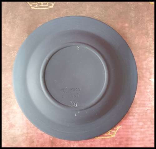 Small Wedgwood  Blue Jasperware Pin Tray/Wall Plate