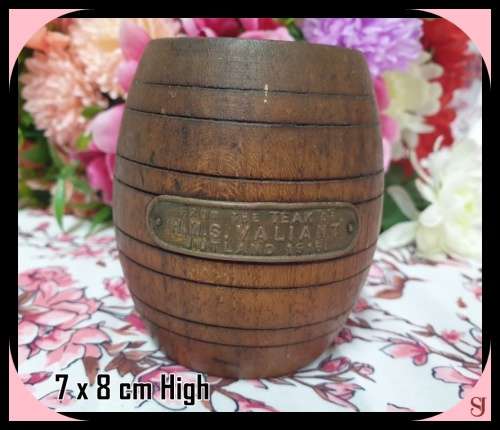HMS Valiant Jutland 1916 WWI WW2 teak barrel Duke of Edinburgh Prince Philip