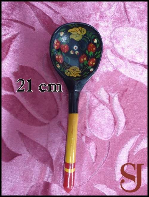 Khokhloma Russian Folk Hand Painted Spoon