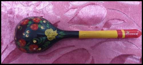 Khokhloma Russian Folk Hand Painted Spoon