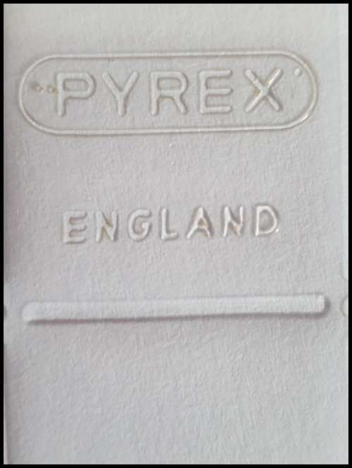 Pyrex made in England