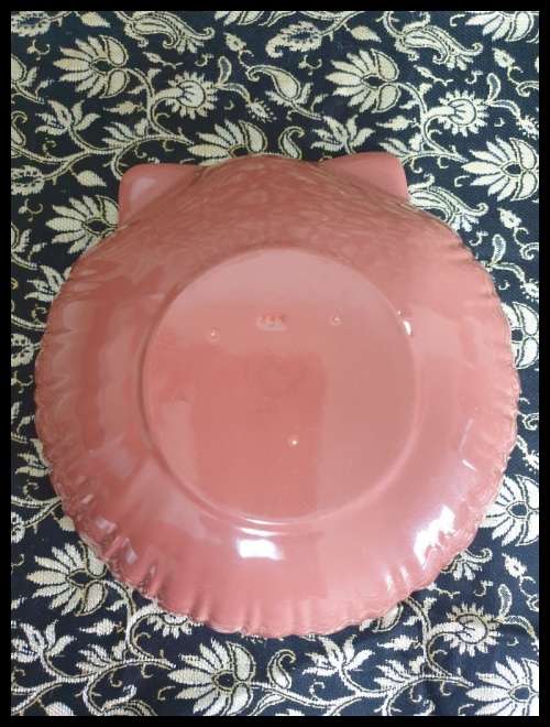 POOLE POTTERY LARGE SCALLOP SHELL SHAPED DISH