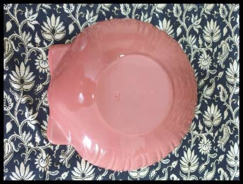 POOLE POTTERY LARGE SCALLOP SHELL SHAPED DISH