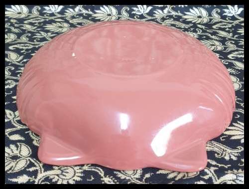 POOLE POTTERY LARGE SCALLOP SHELL SHAPED DISH