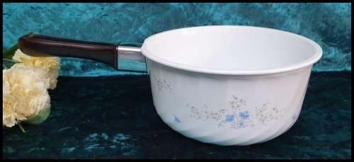 Vintage Arcoflam France - Arcoflam glass ceramic pots