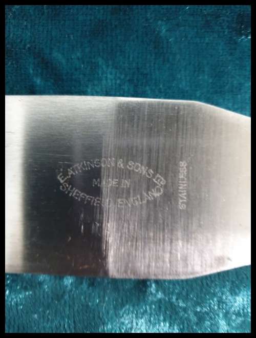 Vintage Extra Long Spatula Palette Knife