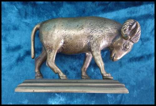 Brass Ram Figurine