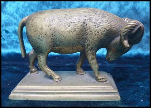 Brass Ram Figurine