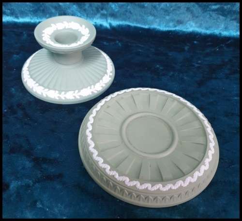 Wedgwood Green Jasperware (REDUCE TO CLEAR)