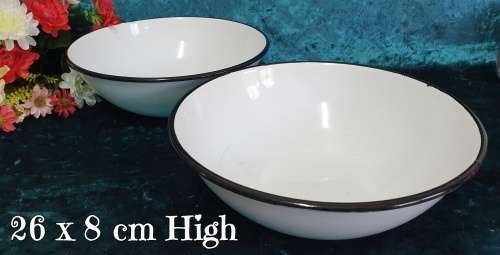 Vintage Enamel Bowls
