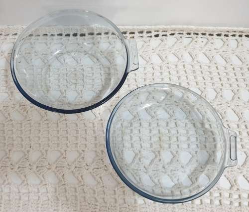 Two Glass USA Oven Bowls