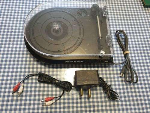 ION Audio Quick Play Flash Conversion Turntable with USB Flash Drive