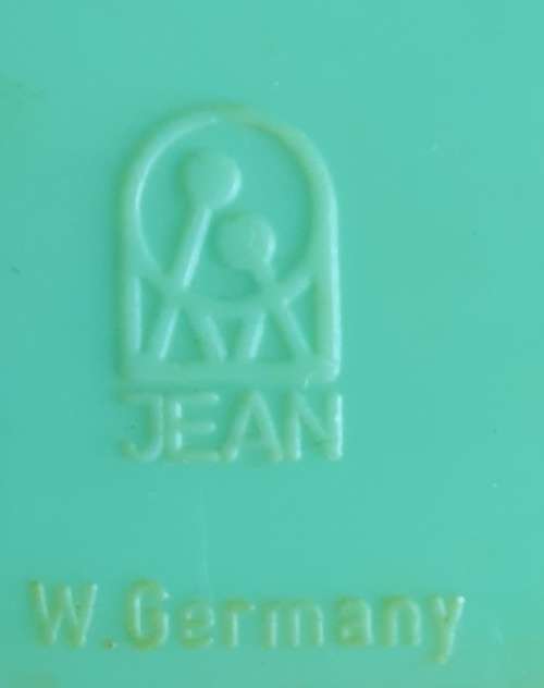 Vintage 80s Jean of West Germany for Toyworks Green Bavarian Wardrobe