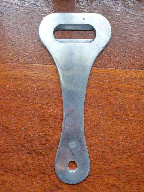 Vintage Huge Giant Aluminum Bottle Opener  Made in Italy