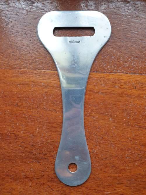 Vintage Huge Giant Aluminum Bottle Opener  Made in Italy