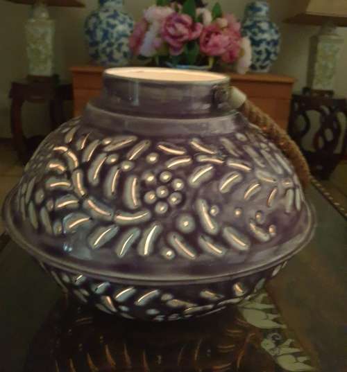 Metal (enamel Like) Candle Holder