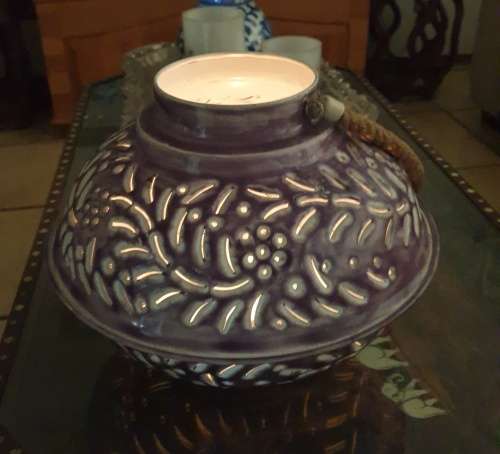 Metal (enamel Like) Candle Holder