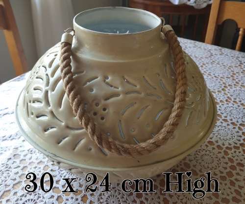 Metal (enamel Like) Candle Holder