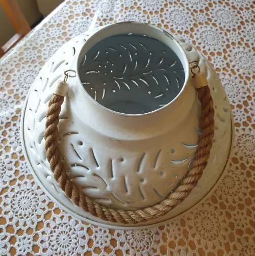 Metal (enamel Like) Candle Holder