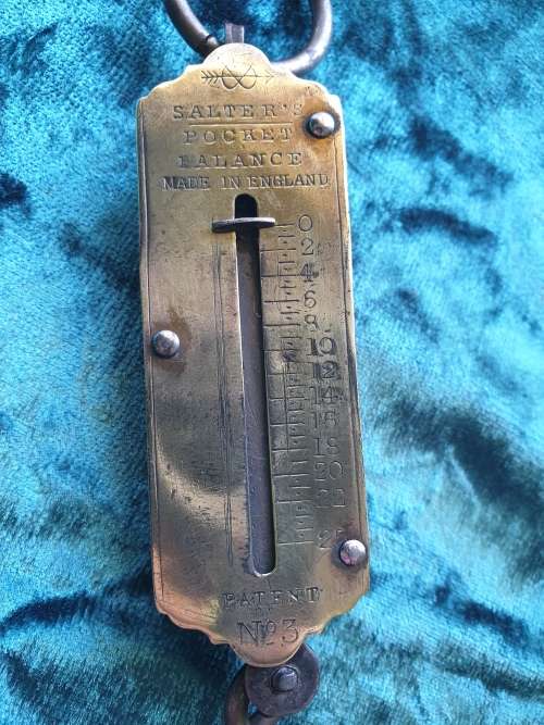 Salter`s Pocket Balance made in England Scale