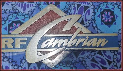 ERF CAMBRIAN BUS TRUCK LORRY CAST ALUMINIUM RADIATOR BADGE SIGN PLATE MOUNT