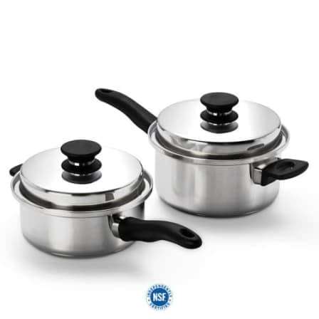 iCook 4-Piece Saucepan Set. Brand new.