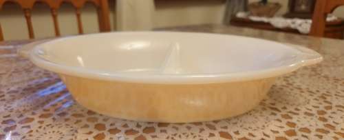 Vintage Fire King Divided dish