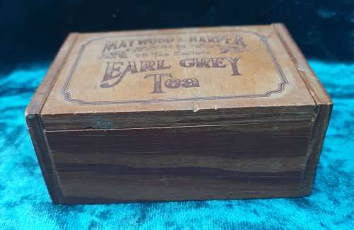 Wooden Earl Grey Tea Box