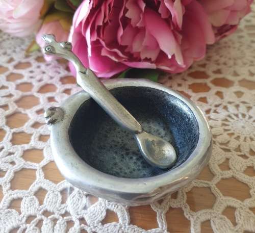 Carrol Boyes Salt Bowl and Spoon