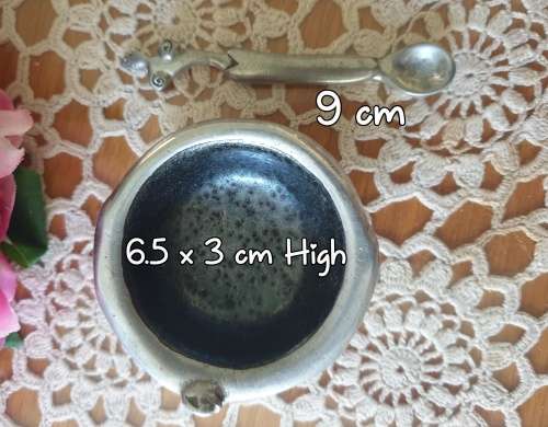 Carrol Boyes Salt Bowl and Spoon