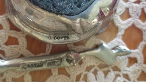 Carrol Boyes Salt Bowl and Spoon