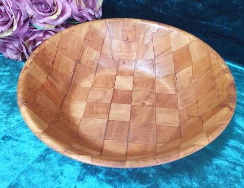 Weavewood salad bowl